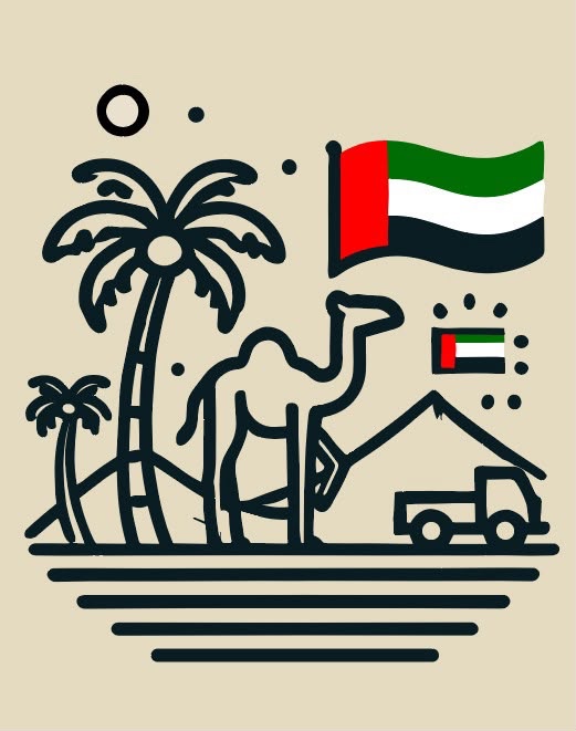 5c0139ed-8c5d-4a80-9604-567a7fd2a052_f42b6d1f-37dc-4ed2-9ab4-2a995ab35aba الناقة والنخل مع العلم - Image 1
